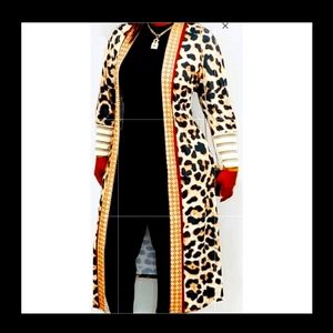 NwT Sz XL Ladies Leopard Print Open Cardigan